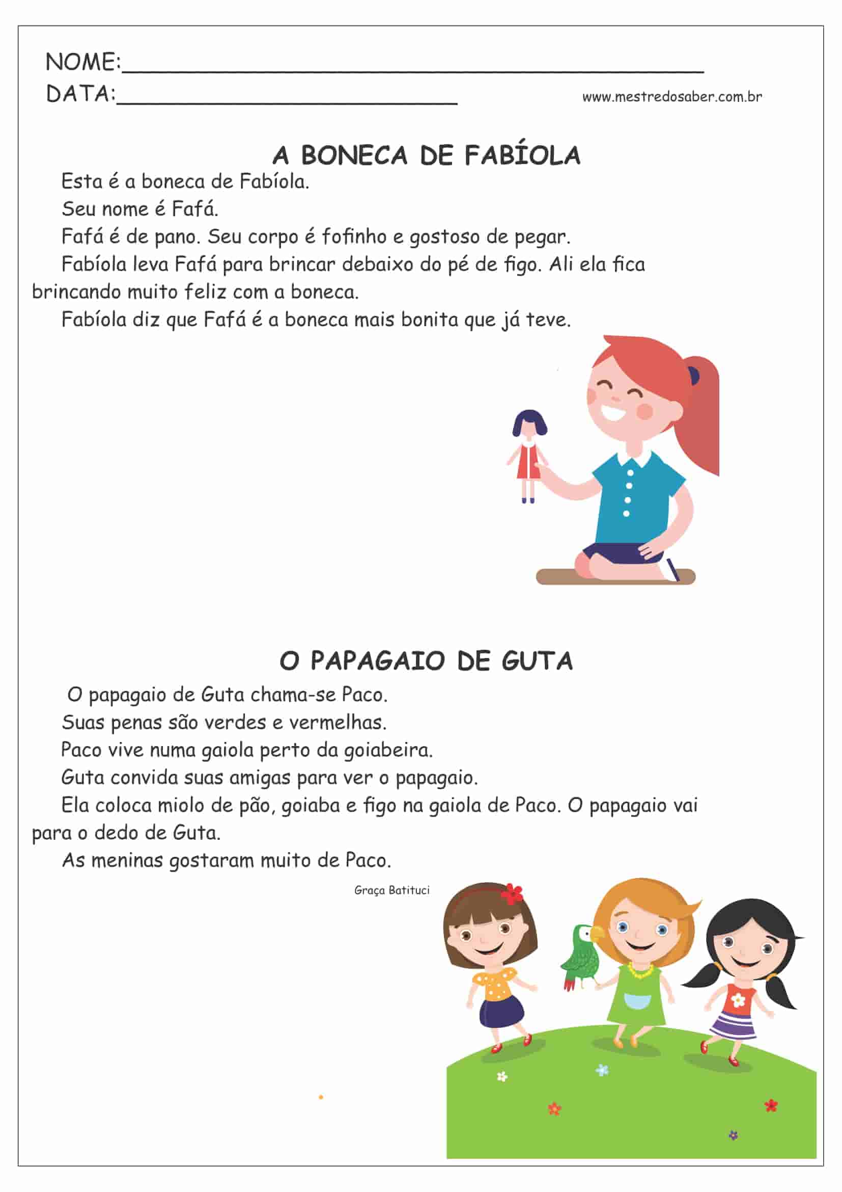 Pequenos Textos Para O 2o Ano Do Ensino Fundamental Ensino Relacionado