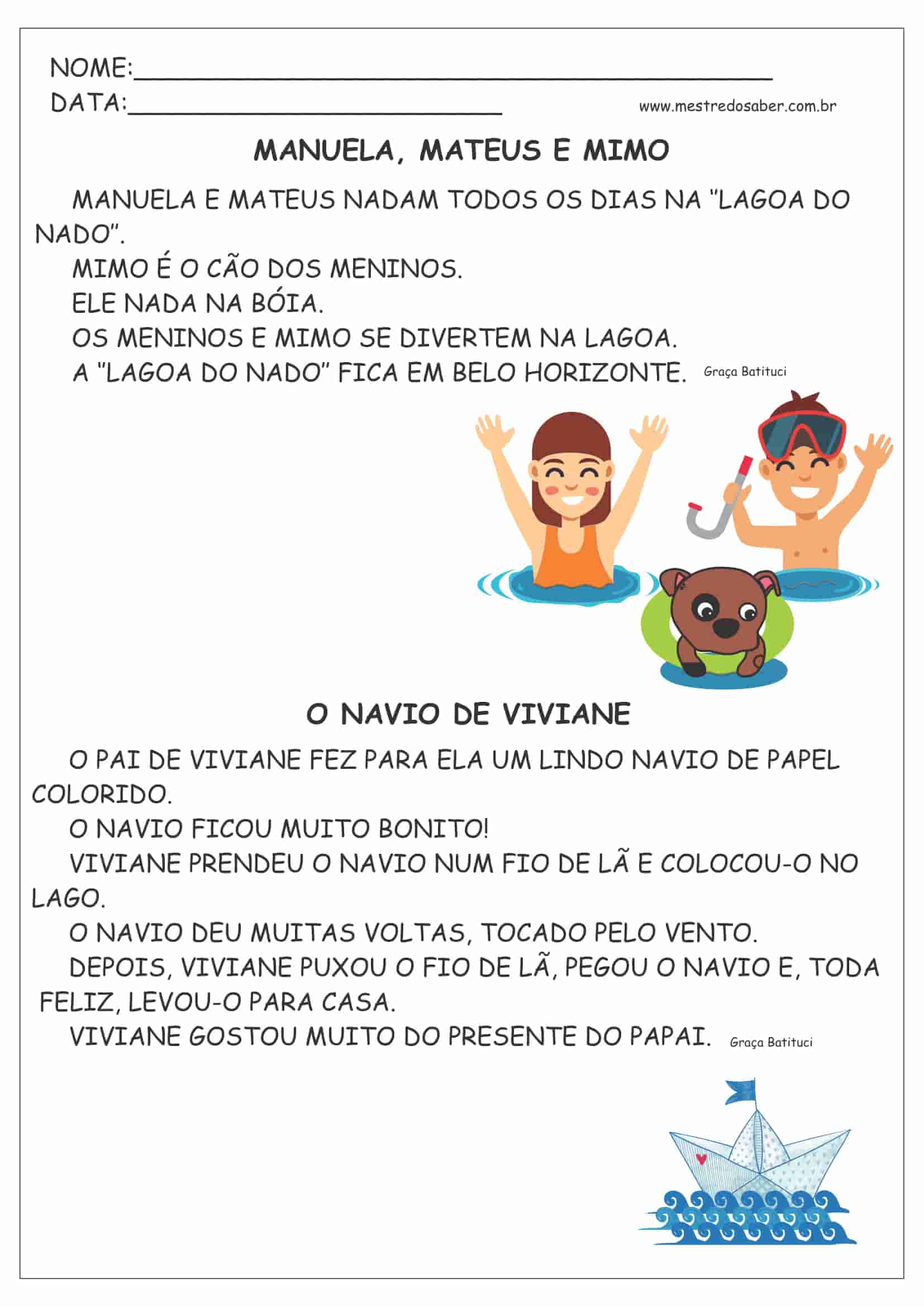 Textos Curtos Pequenos Textos Para Leitura Mestre Do Saber