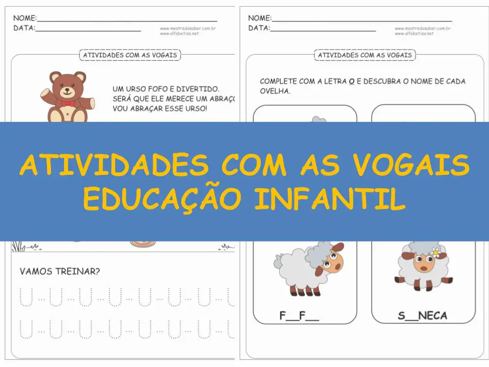 vogais educacao infantil